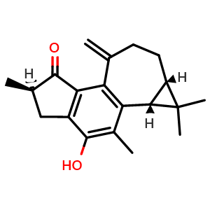 Chemical structure of Jatropholone B , CAS 71386-38-4, AChemBlock V143136