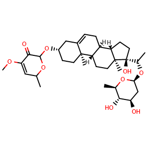 Chemical structure of Periplocoside M , CAS 116782-73-1, AChemBlock V143137