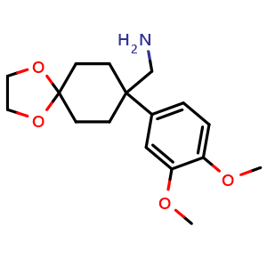 1-[8-(3,4-Dimethoxyphenyl)-1,4-dioxaspiro[4.5]dec-8-yl]methanamine