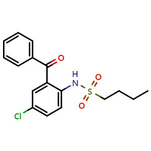 N-(2-Benzoyl-4-chlorophenyl)butane-1-sulfonamide