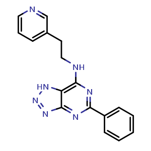 5-Phenyl-N-[2-(3-pyridyl)ethyl]-1H-[1,2,3]triazolo[4,5-d]pyrimidin-7-amine