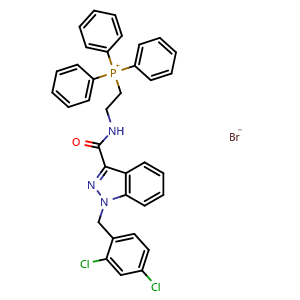 [2-[1-(2,4-Dichlorobenzyl)-1H-indazole-3-carboxamido]ethyl]triphenylphosphonium Bromide