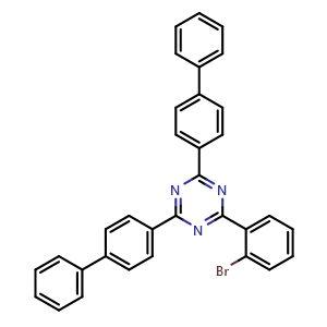2,4-Di(4-biphenylyl)-6-(2-bromophenyl)-1,3,5-triazine