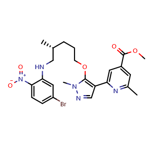 Methyl (R)-2-[5-[[5-[(5-Bromo-2-nitrophenyl)amino]-4-methylpentyl]oxy]-1-methyl-4-pyrazolyl]-6-methylisonicotinate