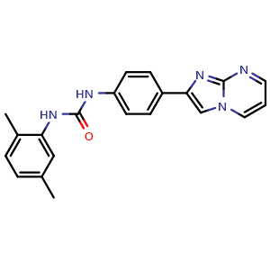 1-(2,5-Dimethylphenyl)-3-[4-(2-imidazo[1,2-a]pyrimidinyl)phenyl]urea