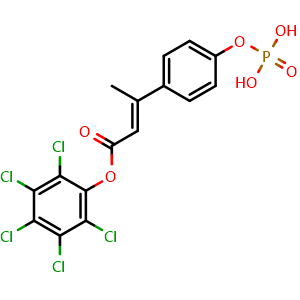 Perchlorophenyl (E)-3-[4-(Phosphonooxy)phenyl]-2-butenoate