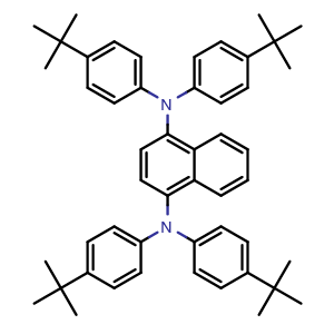 N1,N1,N4,N4-Tetrakis[4-(tert-butyl)phenyl]naphthalene-1,4-diamine