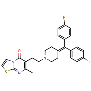 Chemical structure of Ritanserin , CAS 87051-43-2, AChemBlock V143404