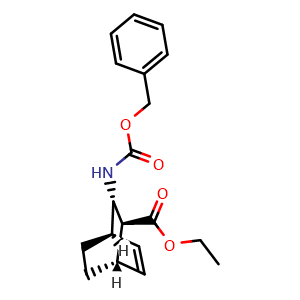 ethyl (1S,2S,3S,4R)-3-[[(Benzyloxy)carbonyl]amino]bicyclo[2.2.2]oct-5-ene-2-carboxylate