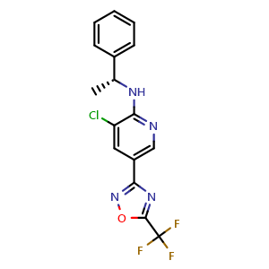 (R)-3-Chloro-N-(1-phenylethyl)-5-[5-(trifluoromethyl)-1,2,4-oxadiazol-3-yl]pyridin-2-amine