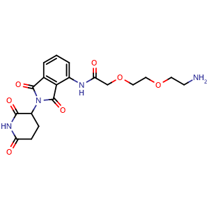 2-[2-(2-Aminoethoxy)ethoxy]-N-[2-(2,6-dioxo-3-piperidyl)-1,3-dioxo-4-isoindolinyl]acetamide