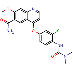 4-[3-Chloro-4-(3,3-dimethylureido)phenoxy]-7-methoxyquinoline-6-carboxamide
