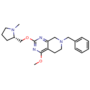 (S)-7-Benzyl-4-methoxy-2-[(1-methyl-2-pyrrolidinyl)methoxy]-5,6,7,8-tetrahydropyrido[3,4-d]pyrimidine