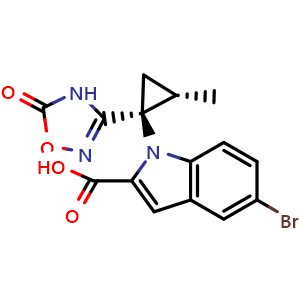 5-Bromo-1-[(1S,2S)-2-methyl-1-(5-oxo-4,5-dihydro-1,2,4-oxadiazol-3-yl)cyclopropyl]indole-2-carboxylic Acid