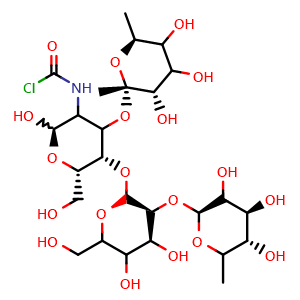 Chemical structure of Lewis Y , CAS 82993-43-9, AChemBlock V143592