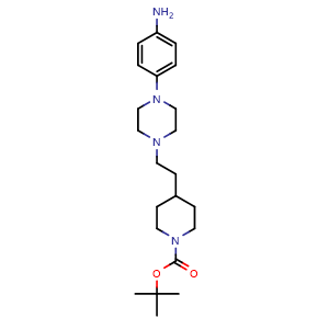 4-[4-[2-(1-Boc-4-piperidyl)ethyl]-1-piperazinyl]aniline