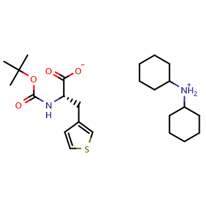 dicyclohexylammonium (S)-2-((tert-butoxycarbonyl)amino)-3-(thiophen-3-yl)propanoate