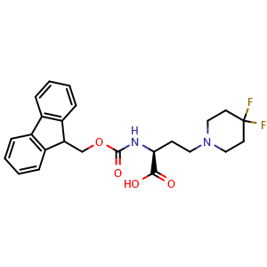 (2S)-4-(4,4-difluoropiperidin-1-yl)-2-(9H-fluoren-9-ylmethoxycarbonylamino)butanoic acid