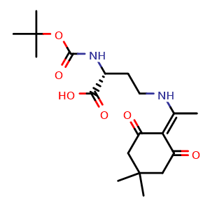 (2R)-2-[(tert-butoxycarbonyl)amino]-4-{[1-(4,4-dimethyl-2,6-dioxocyclohexylidene)ethyl]amino}butanoic acid