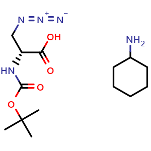 D-Alanine, 3-azido-N-[(1,1-dimethylethoxy)carbonyl]-, compd. with cyclohexanamine