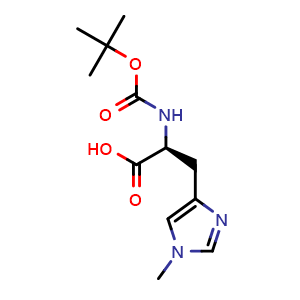 (2S)-2-[(tert-butoxycarbonyl)amino]-3-(1-methyl-1H-imidazol-4-yl)propanoic acid