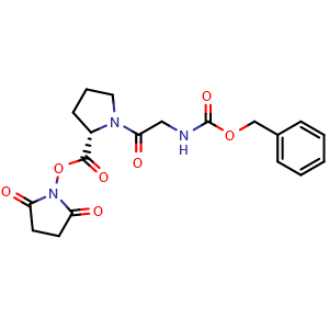 (2,5-dioxopyrrolidin-1-yl) (2S)-1-[2-(phenylmethoxycarbonylamino)acetyl]pyrrolidine-2-carboxylate