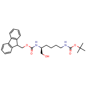 tert-butyl N-[(5S)-5-({[(9H-fluoren-9-yl)methoxy]carbonyl}amino)-6-hydroxyhexyl]carbamate