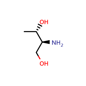 Chemical structure of D-Threoninol , CAS 44520-55-0, AChemBlock V144039