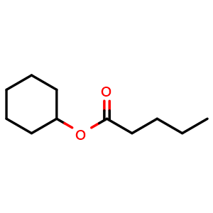 Chemical structure of Cyclohexyl valerate , CAS 1551-43-5, AChemBlock V144149