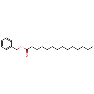 Chemical structure of Benzyl tetradecanoate , CAS 31161-71-4, AChemBlock V144162