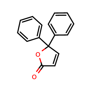 Chemical structure of 5,5-Diphenylfuran-2(5H)-one , CAS 7477-77-2, AChemBlock V144173
