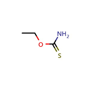Chemical structure of O-Ethyl carbamothioate , CAS 625-57-0, AChemBlock V144204