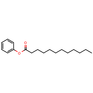 Chemical structure of Phenyl laurate , CAS 4228-00-6, AChemBlock V144206