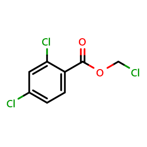 Chemical structure of Chloromethyl 2,4-dichlorobenzoate , CAS 70190-72-6, AChemBlock V144210