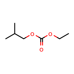Chemical structure of Ethyl Isobutyl Carbonate , CAS 35363-42-9, AChemBlock V144226