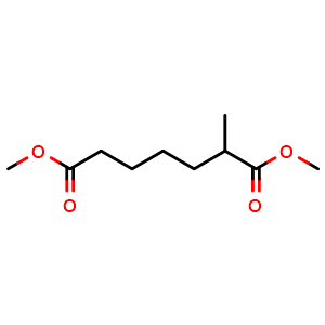 Chemical structure of Dimethyl 2-methylheptanedioate , CAS 33658-48-9, AChemBlock V144278