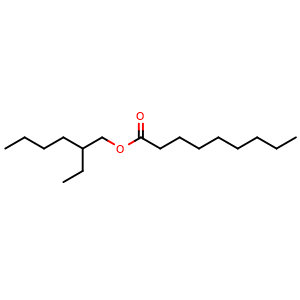 Chemical structure of 2-ethylhexyl nonanoate , CAS 59587-44-9, AChemBlock V144343