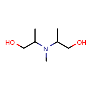 Chemical structure of 2,2'-(methylimino)dipropanol , CAS 56684-95-8, AChemBlock V144345