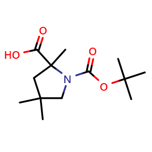 1-(tert-Butoxycarbonyl)-2,4,4-trimethylpyrrolidine-2-carboxylic acid