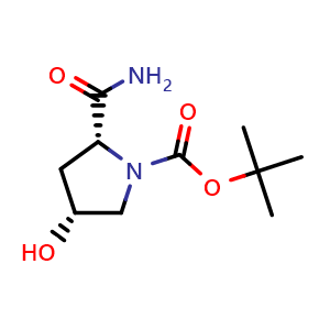 (2R,4R)-tert-butyl 2-carbamoyl-4-hydroxypyrrolidine-1-carboxylate