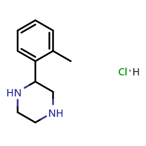 Chemical structure of 2-o-tolylpiperazine hydrochloride , CAS 2803452-09-5, AChemBlock V144499