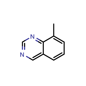 Chemical structure of 8-Methylquinazoline , CAS 7557-03-1, AChemBlock V144524