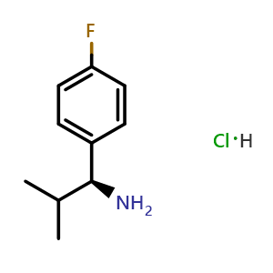 (S)-1-(4-fluorophenyl)-2-methylpropan-1-amine hydrochloride