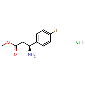 methyl (S)-3-amino-3-(4-fluorophenyl)propanoate hydrochloride