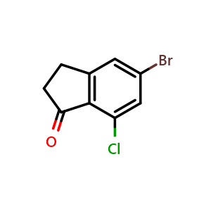 5-bromo-7-chloro-2,3-dihydro-1H-inden-1-one