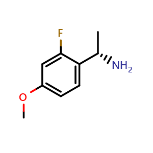 (1S)-1-(2-FLUORO-4-METHOXYPHENYL)ETHYLAMINE