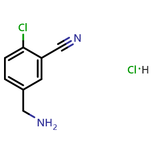 5-(aminomethyl)-2-chlorobenzonitrile hydrochloride