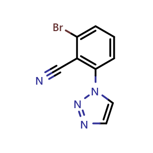 2-bromo-6-(1H-1,2,3-triazol-1-yl)benzonitrile