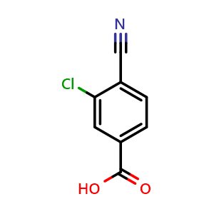 3-chloro-4-cyanobenzoic acid
