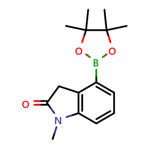 1-methyl-4-(4,4,5,5-tetramethyl-1,3,2-dioxaborolan-2-yl)indolin-2-one